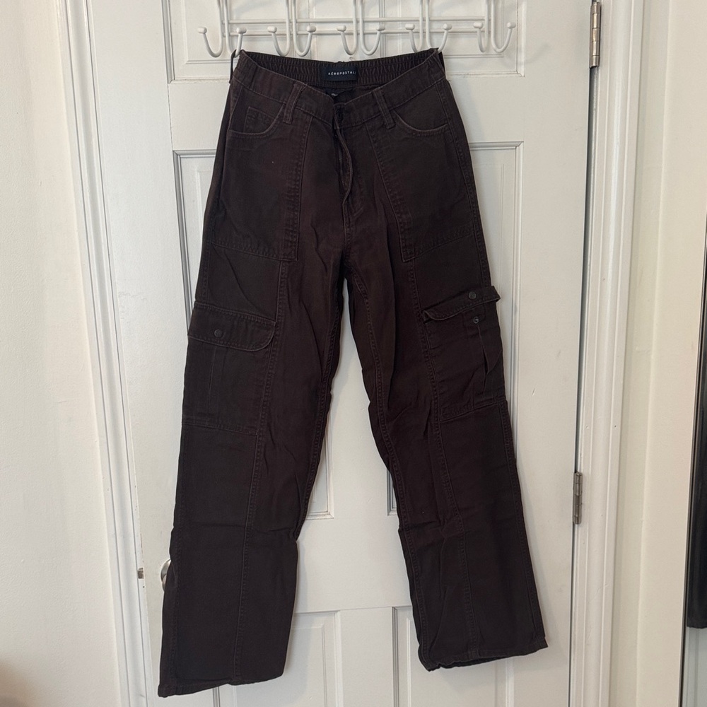 Aeropostale Dark Brown Cargo Pants